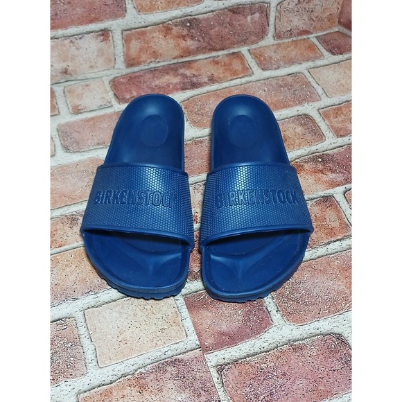 Birkenstock Barbados EVA navy blue size 38 slide sandal US 7- 7.5 Women's - Picture 1 of 6